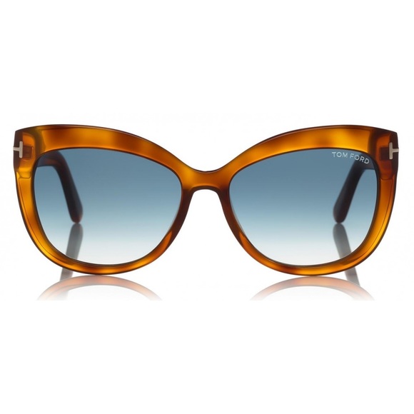 TOM FORD ALISTAIR BLONDE HAVANA/BLUE GRADIENT SUNGLASSES TF524 main image 3